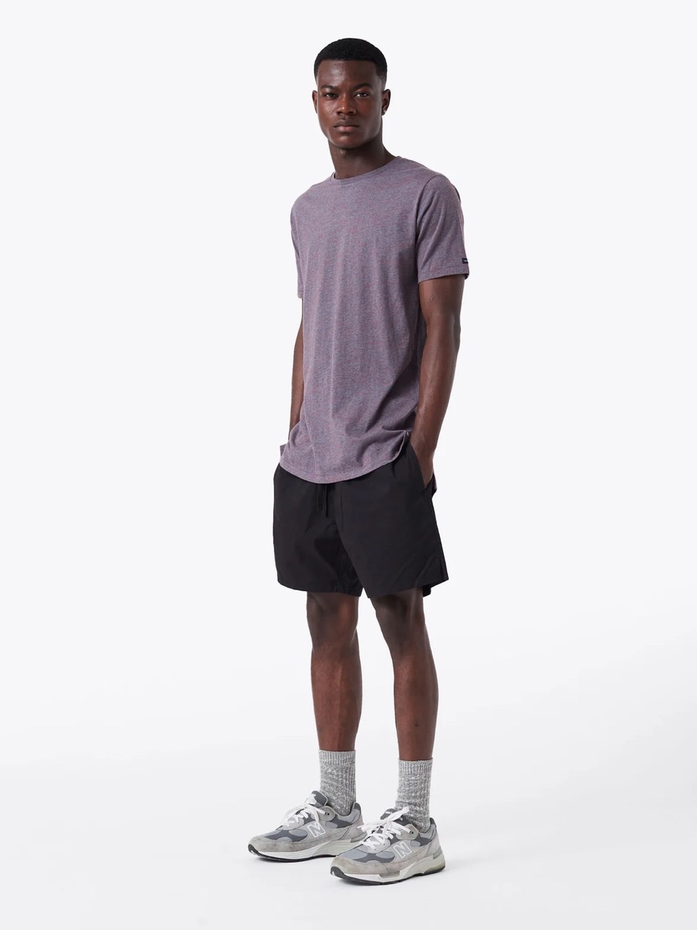 Zanerobe Grey Cotton Drawstring Waist Shorts